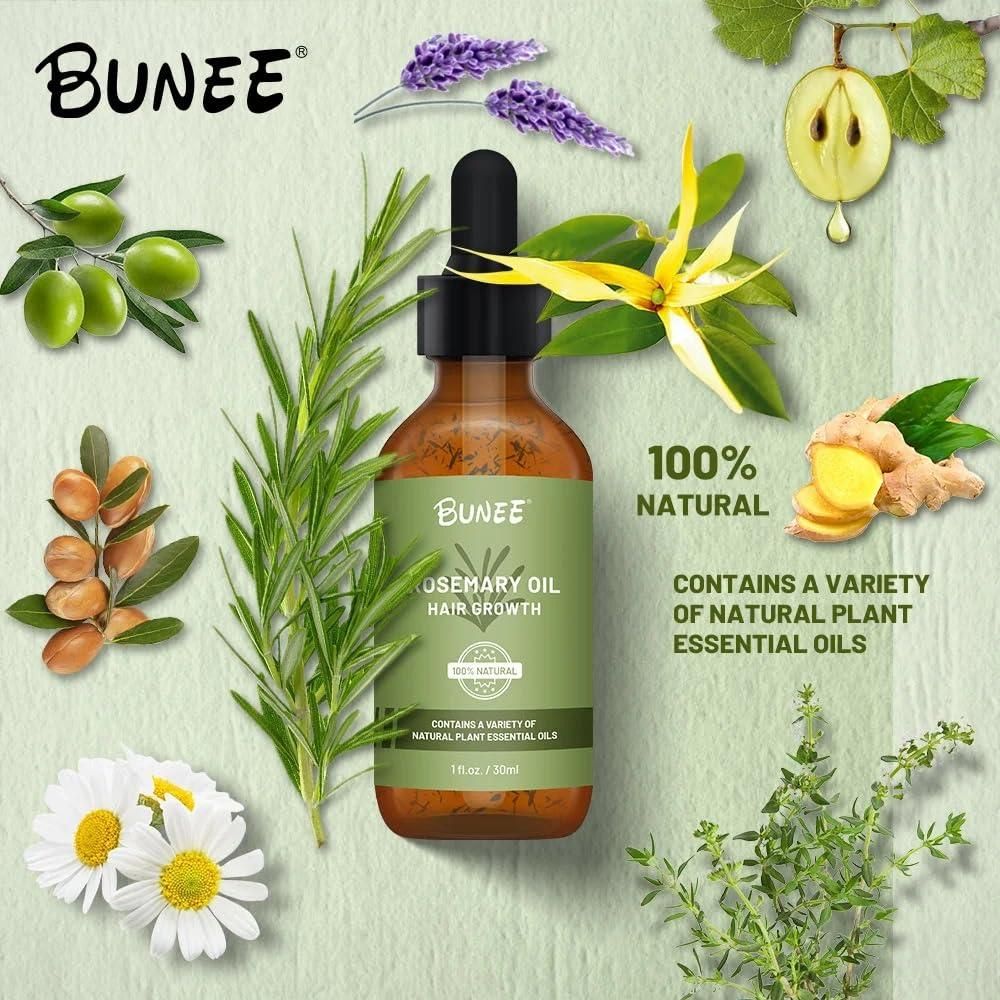 BUNEE Rosemary Hair Growth Serum Oil – Pack of 2