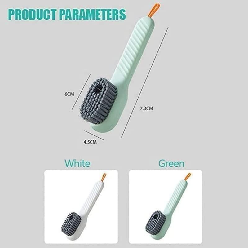 Soap Dispensing Cleaning Brush with Handle